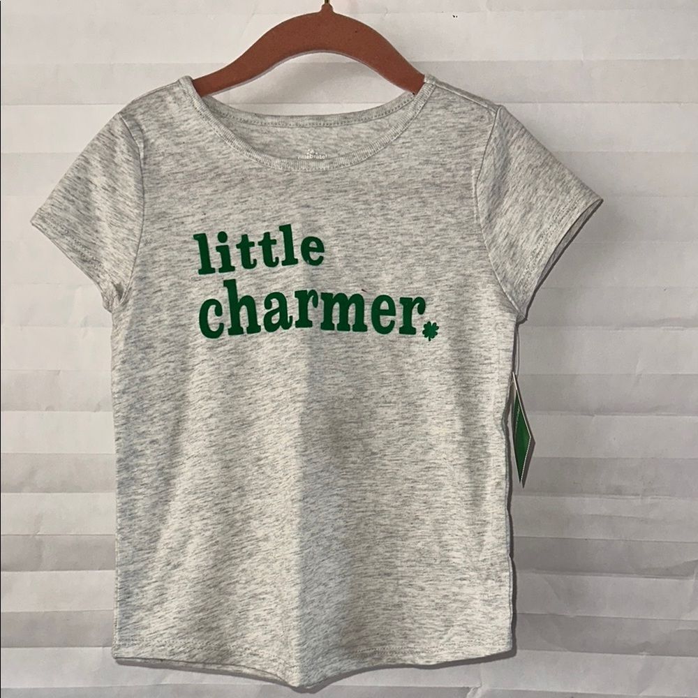 Way To Celebrate Little Charmer Girl's Cap Sleeve Graphic T-Shirt 5T Toddler Tee